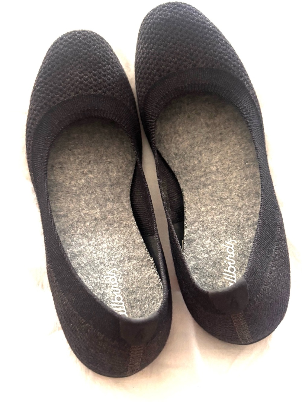 Allbirds Women's Pink Knit Ballet Flats Slip-On Lightweight Comfort Rose